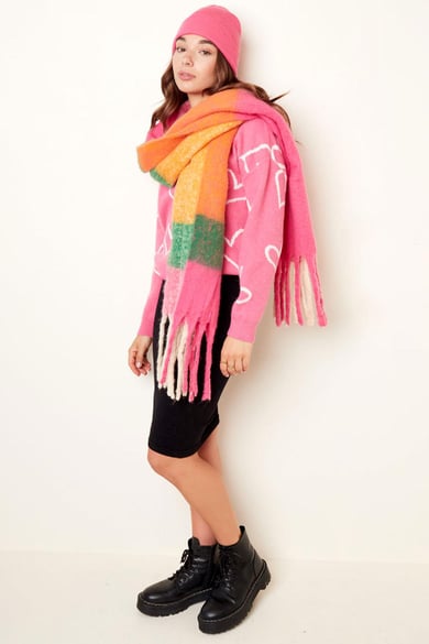 Bufanda Winter Time Beige Poliéster h5 Imagen7